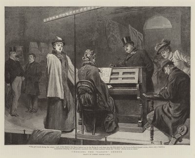 Choosing the Gaiety Chorus by Robert Barnes